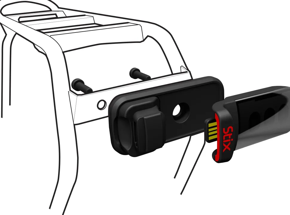 Support de montage Stix pour réflecteur ou porte-bagages